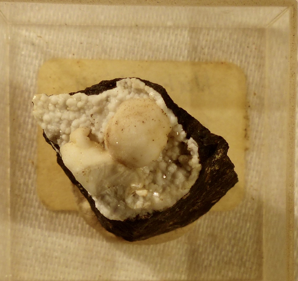 Natrolite On Harmotome