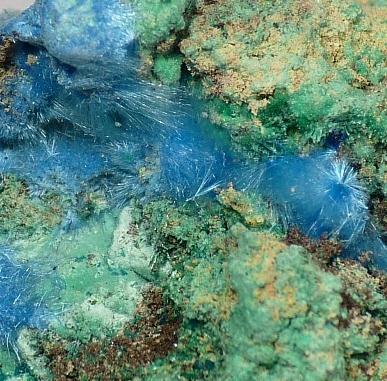 Spangolite & Cyanotrichite