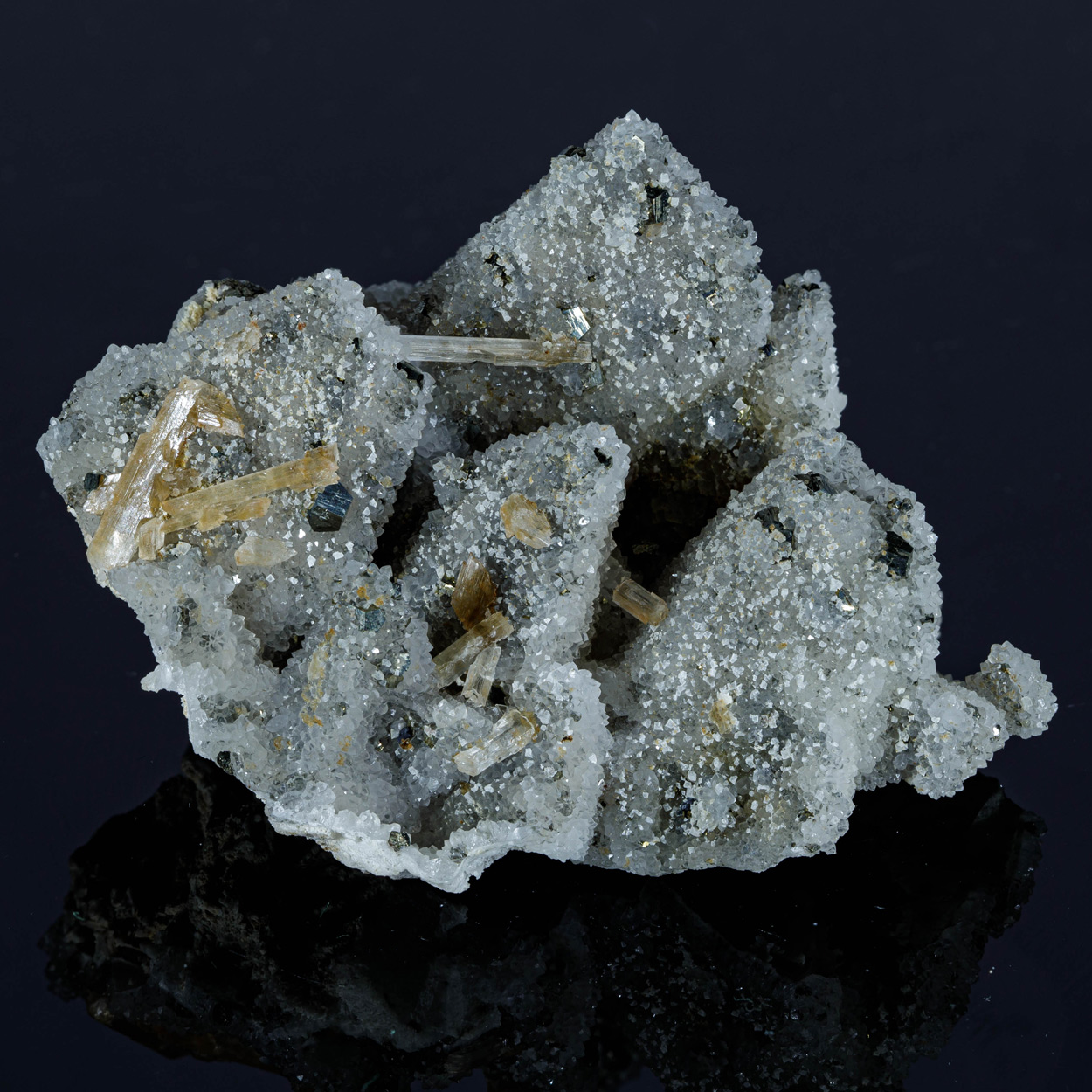 Quartz Psm Calcite Gypsum & Pyrite