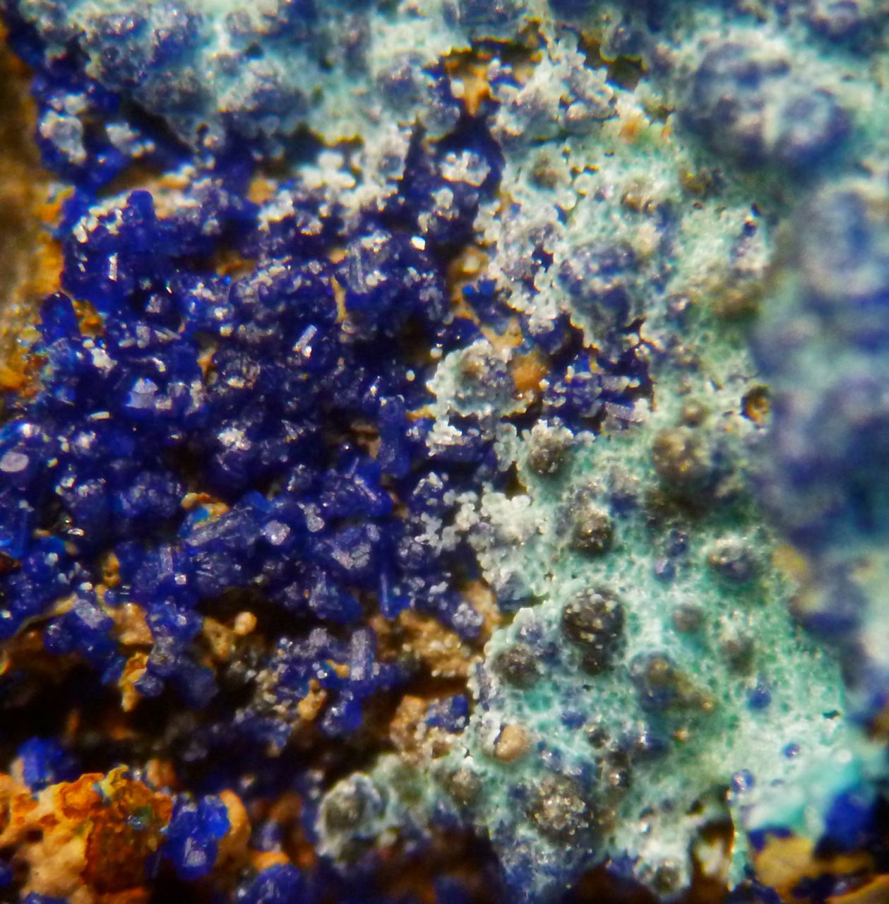 Theisite & Azurite