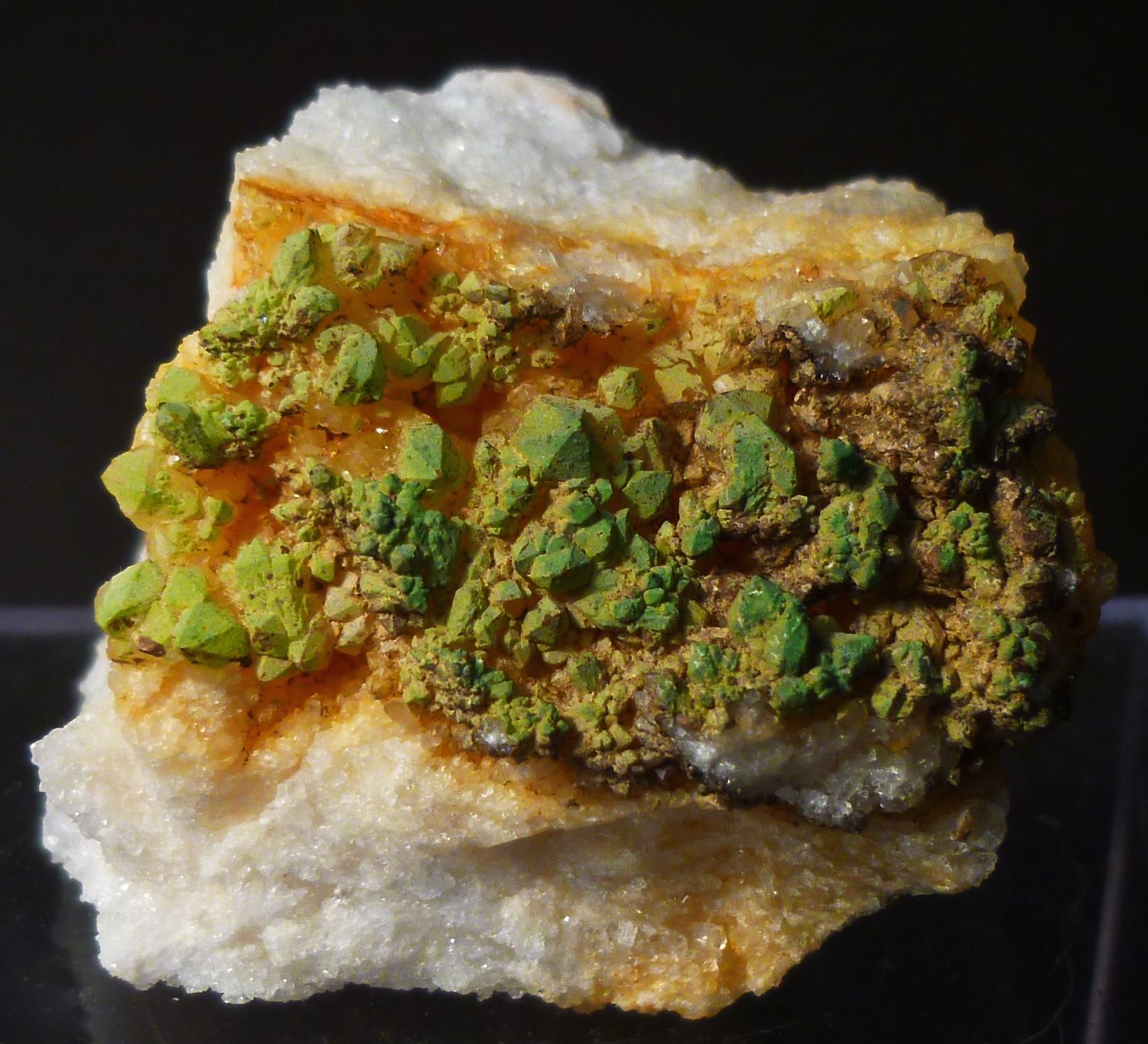 Pyromorphite & Quartz