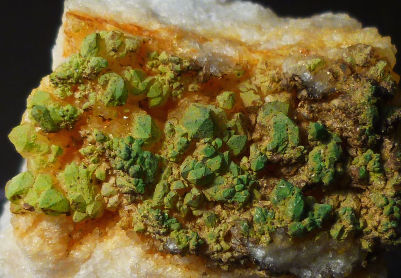 Pyromorphite & Quartz