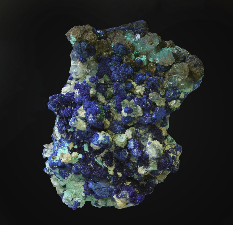 Azurite Calcite & Conichalcite