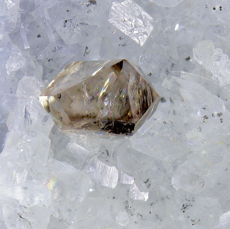 Smoky Quartz & Calcite