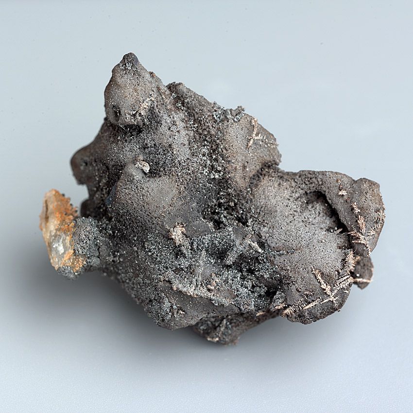Native Silver & Chloanthite On Native Arsenic