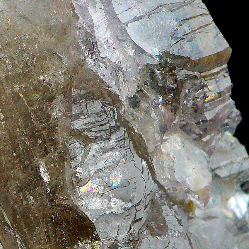 Rose Quartz On Smoky Quartz