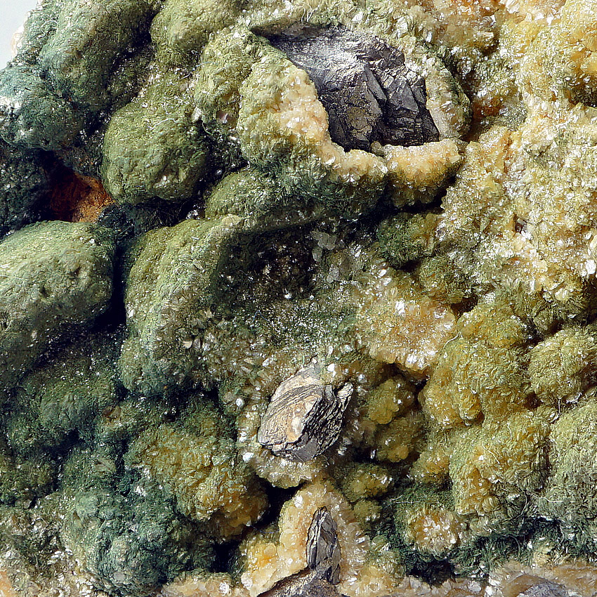 Cassiterite & Arsenopyrite On Gilbertite