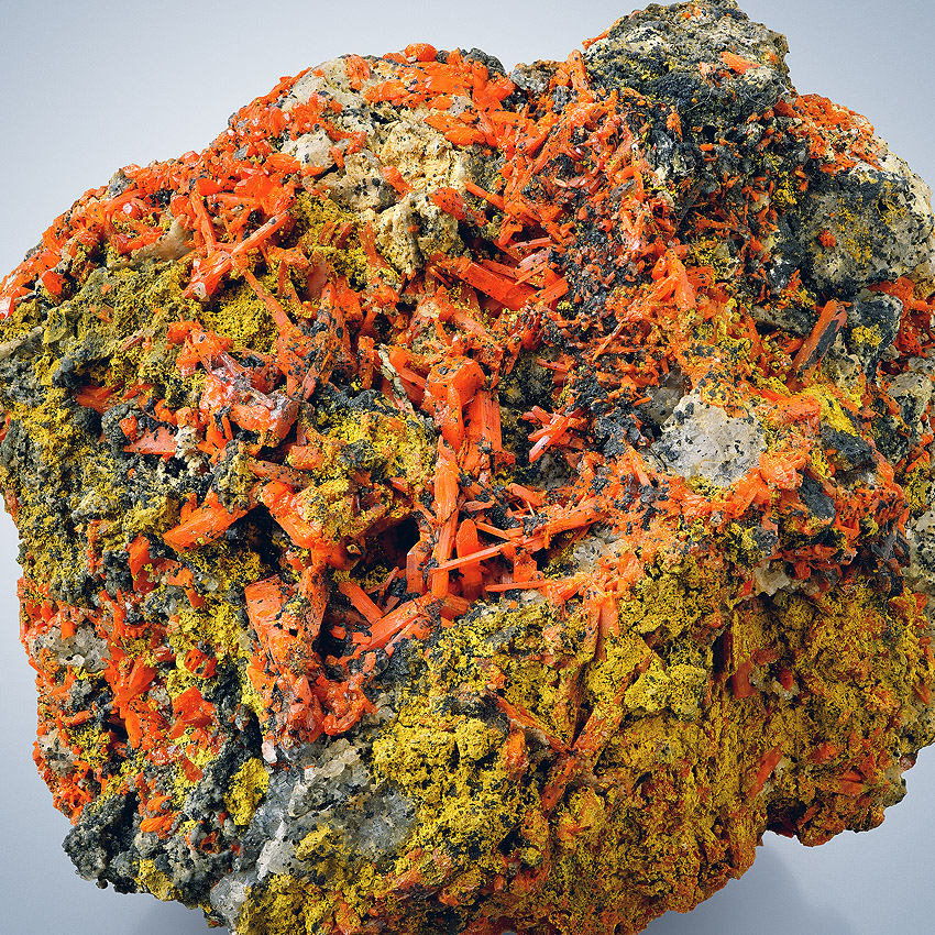 Crocoite With Vauquelinite