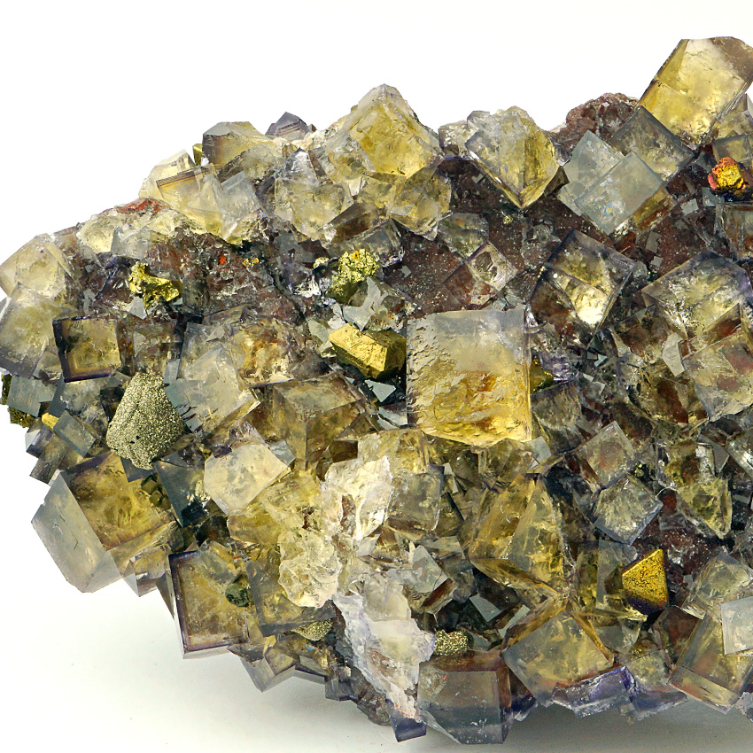 Fluorite & Chalcopyrite