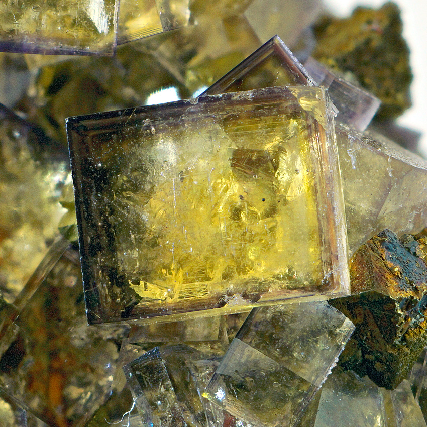 Fluorite & Chalcopyrite