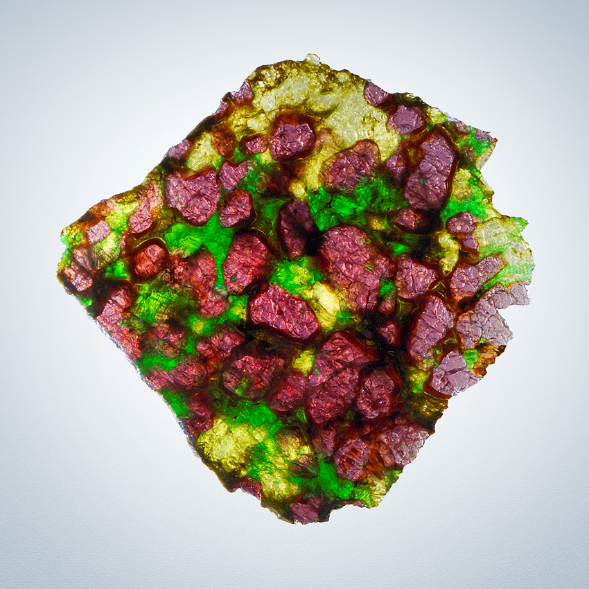 Pyrope Chromian Diopside & Enstatite