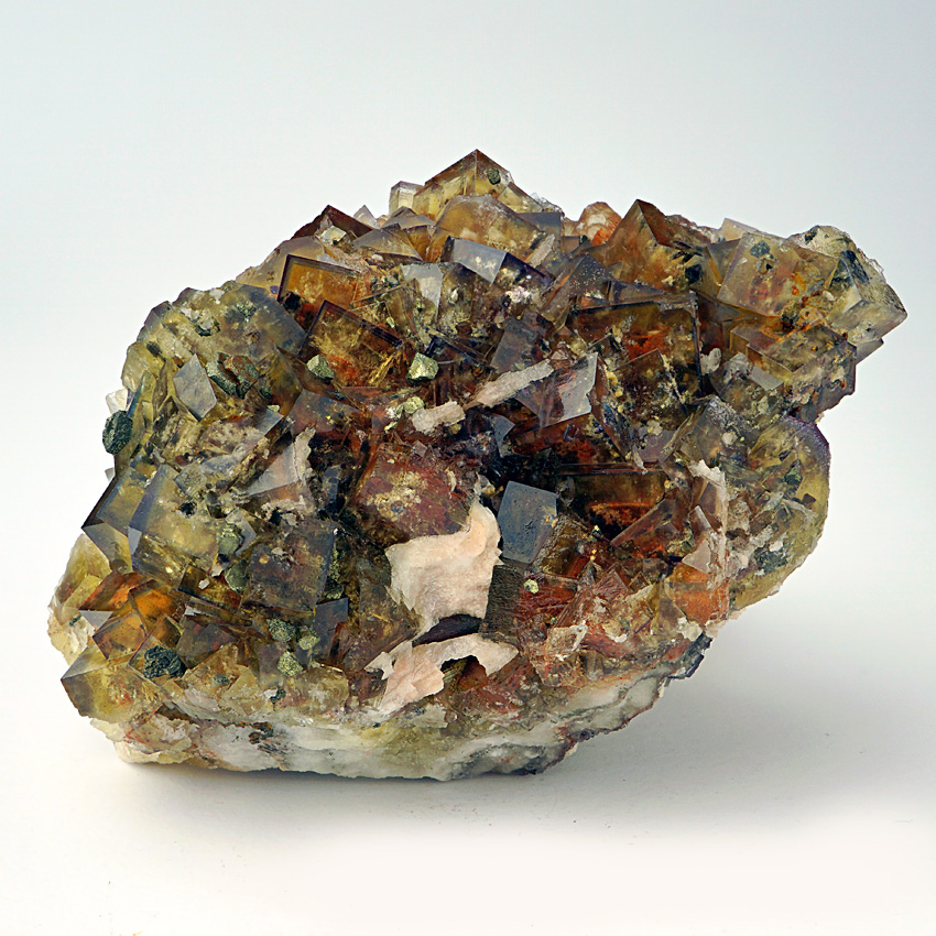 Fluorite & Chalcopyrite