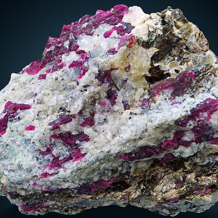 Corundum Var Ruby & Allanite