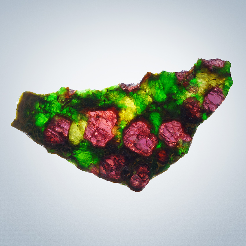 Pyrope Chromian Diopside & Enstatite