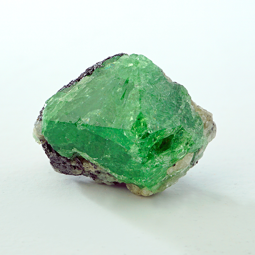 Grossular Var Tsavorite & Graphite