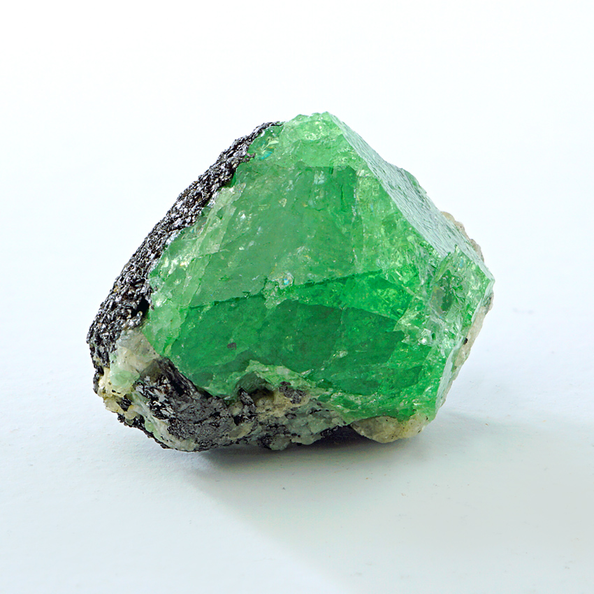 Grossular Var Tsavorite & Graphite