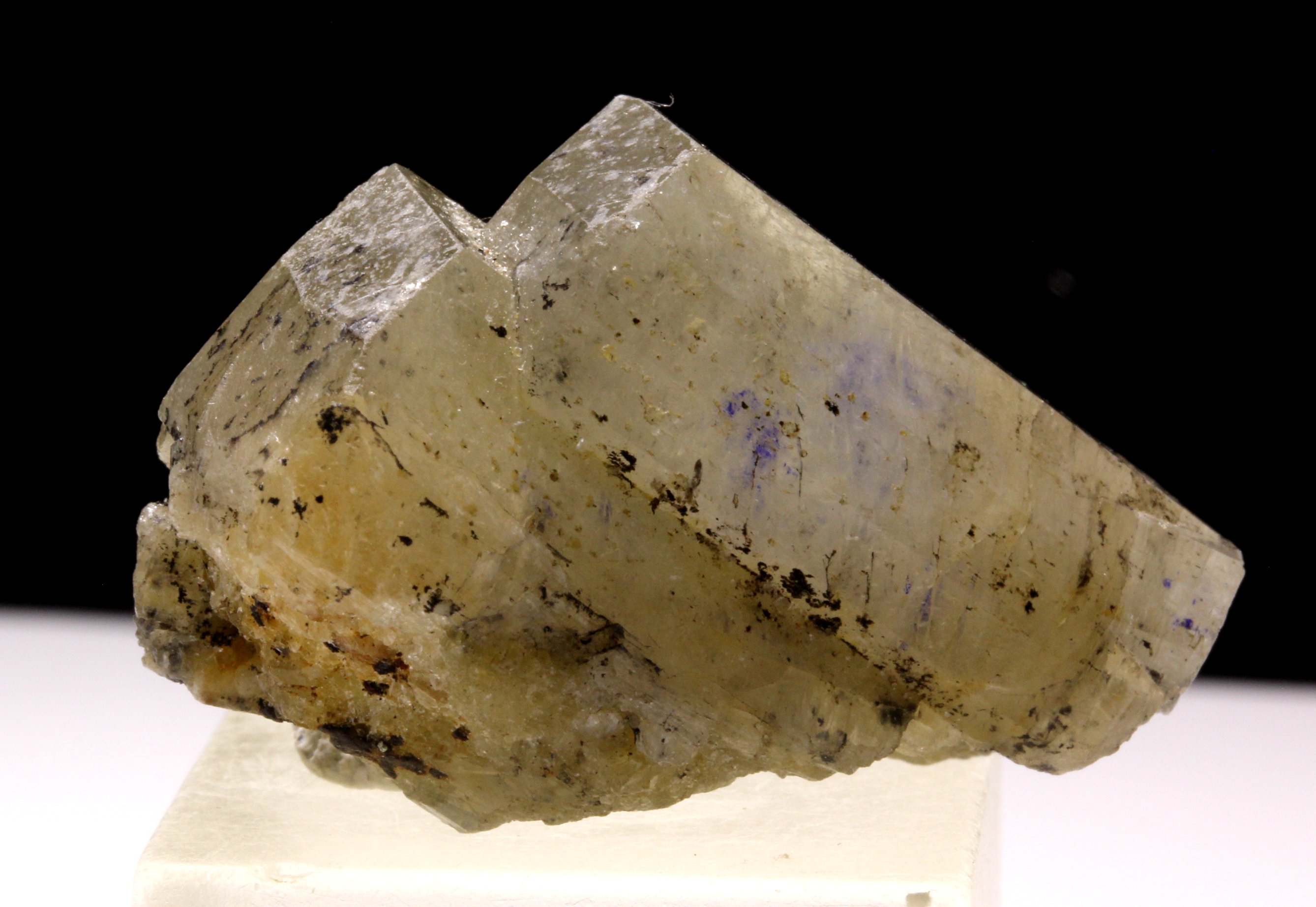 Scapolite With Sodalite Inclusions & Pyrite