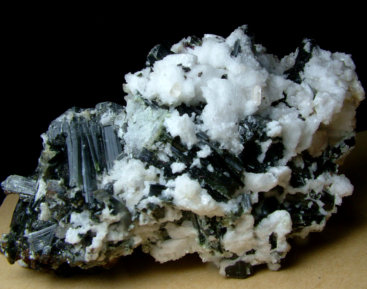 Hydroxylherderite With Topaz & Tourmaline