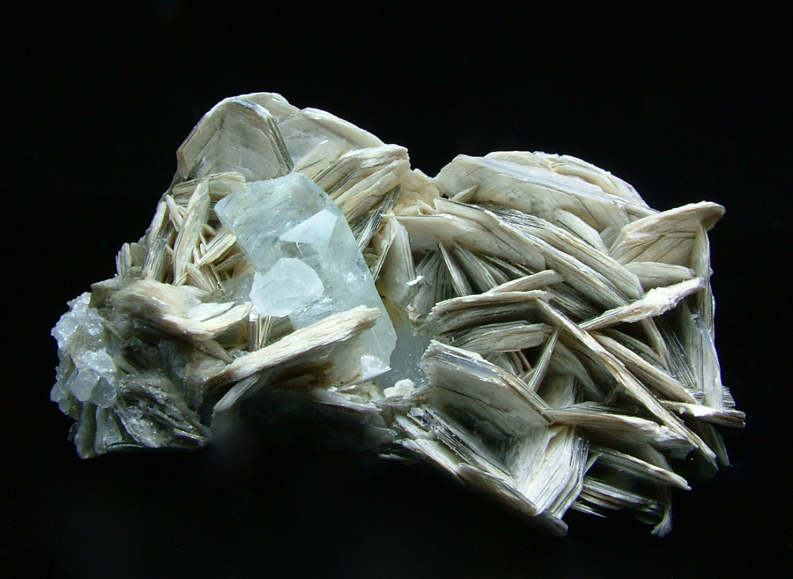 Aquamarine With Muscovite
