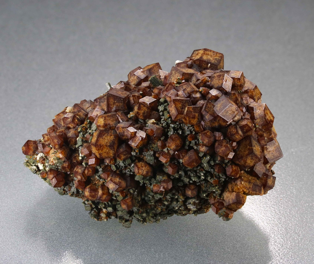 Andradite On Hedenbergite