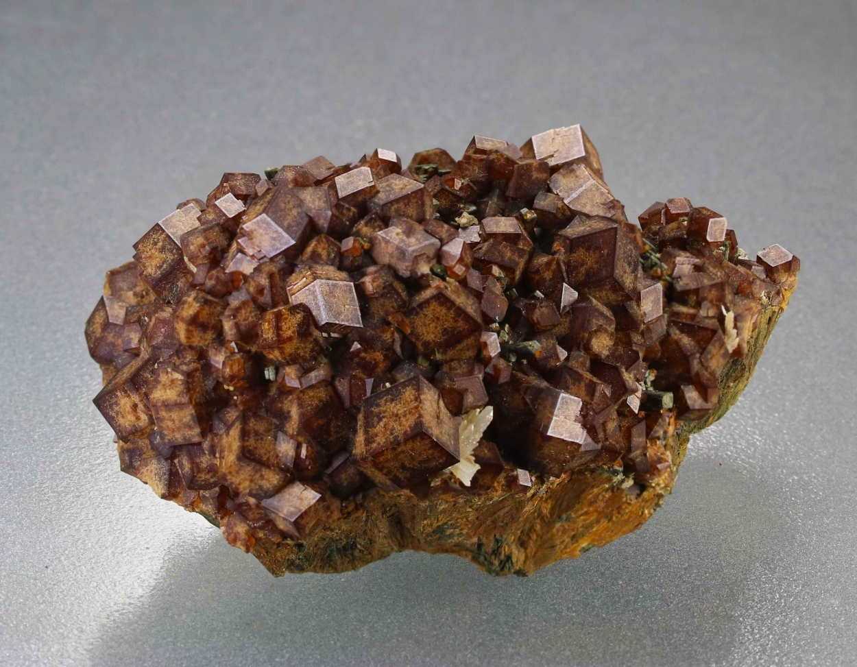 Andradite On Hedenbergite