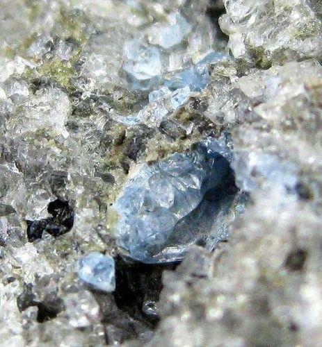 Haüyne With Augite Titanite & Sanidine