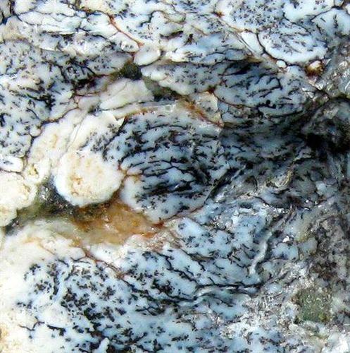 Opal With Manganese Dendrites