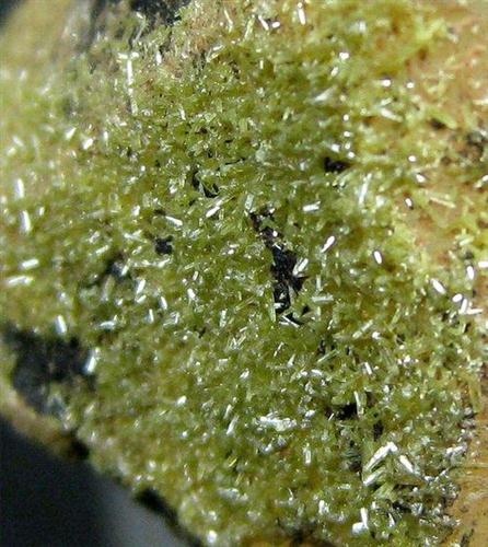 Pyromorphite On Quartz