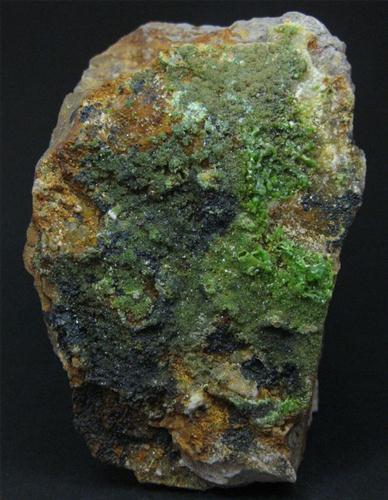 Pyromorphite On Quartz