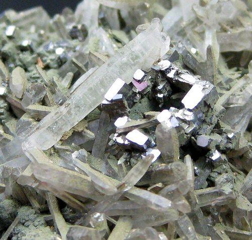 Sphalerite With Galena Quartz & Chlorite Group
