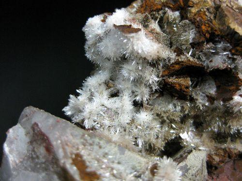 Aragonite & Dolomite On Quartz