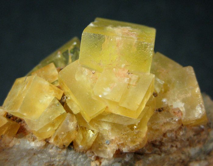 Fluorite On Quartz