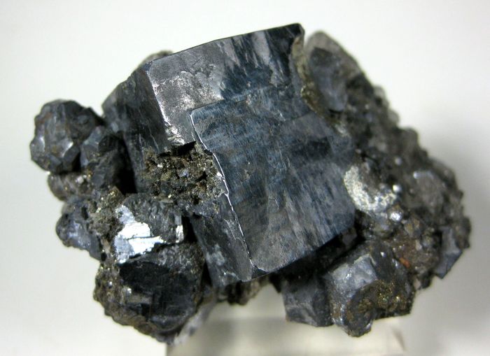 Galena with Calcite & Sphalerite