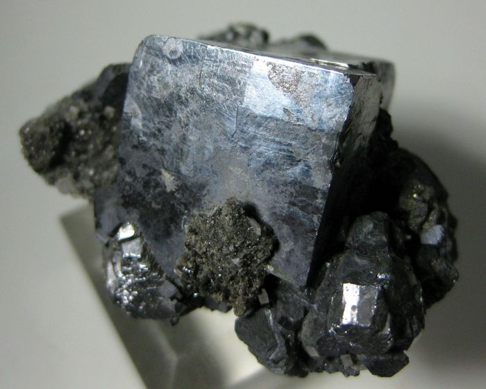 Galena with Calcite & Sphalerite