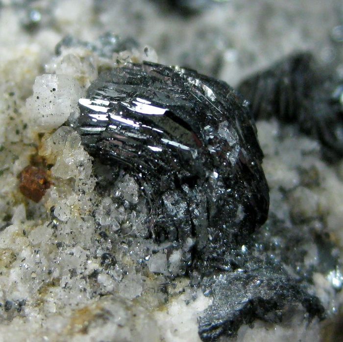 Hematite On Quartz & Adularia