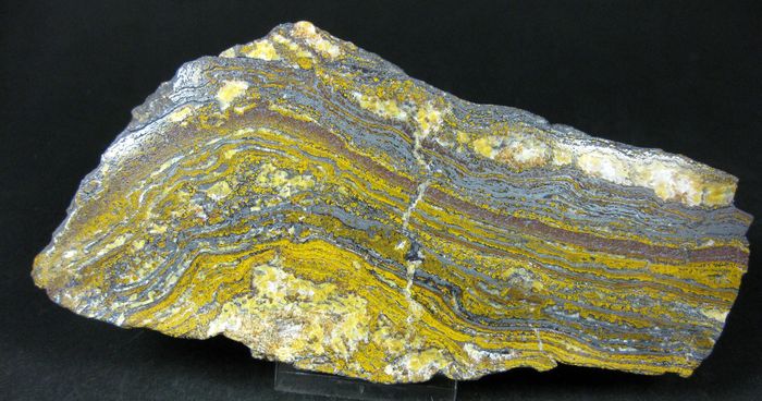 Quartz Var Eisenkiesel Psm Fossil Stromatolite With Hematite