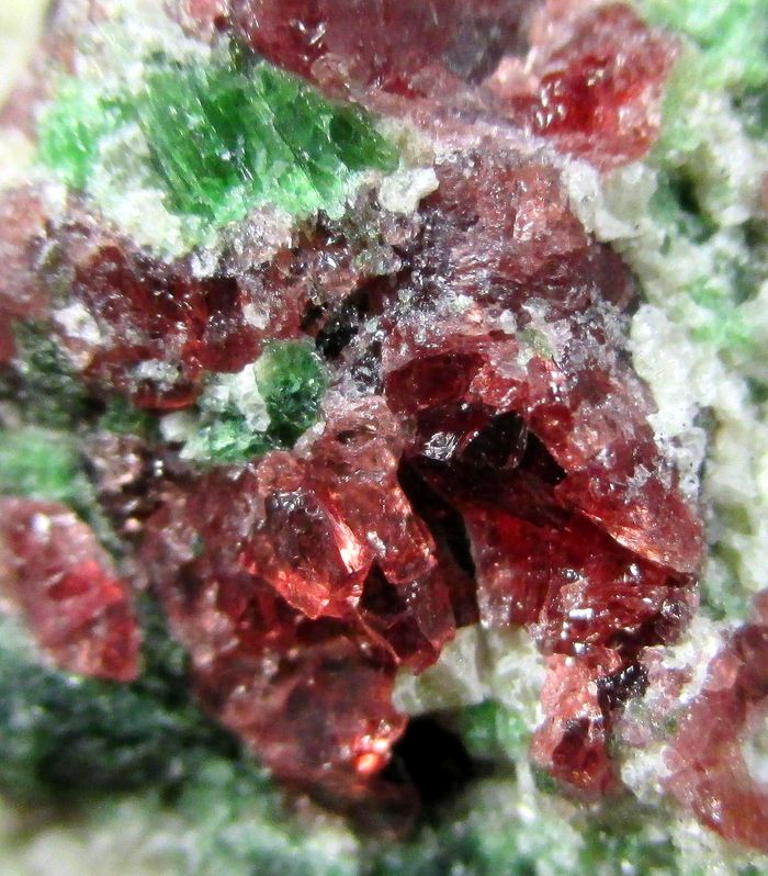 Pyrope & Chromian Diopside