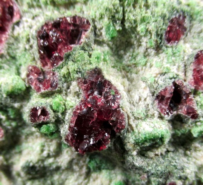 Pyrope & Chromian Diopside