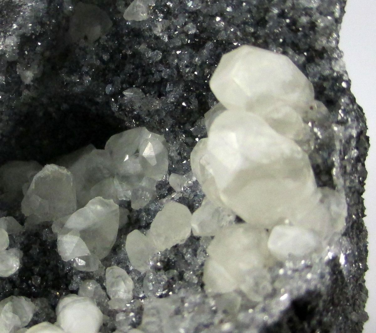 Calcite & Asphaltum Var Impsonite