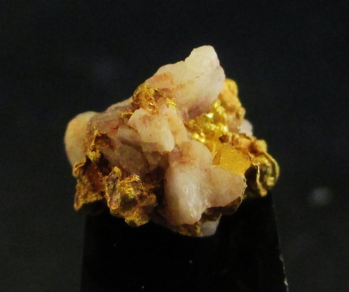 Native Gold On Quartz