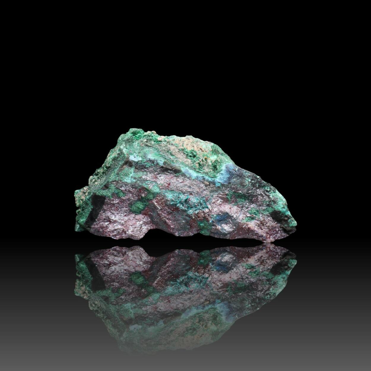 Gerhardtite With Rouaite Atacamite Malachite & Cuprite