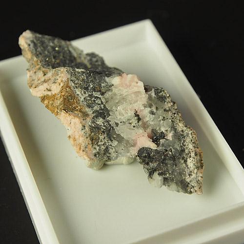 Acanthite & Rhodochrosite