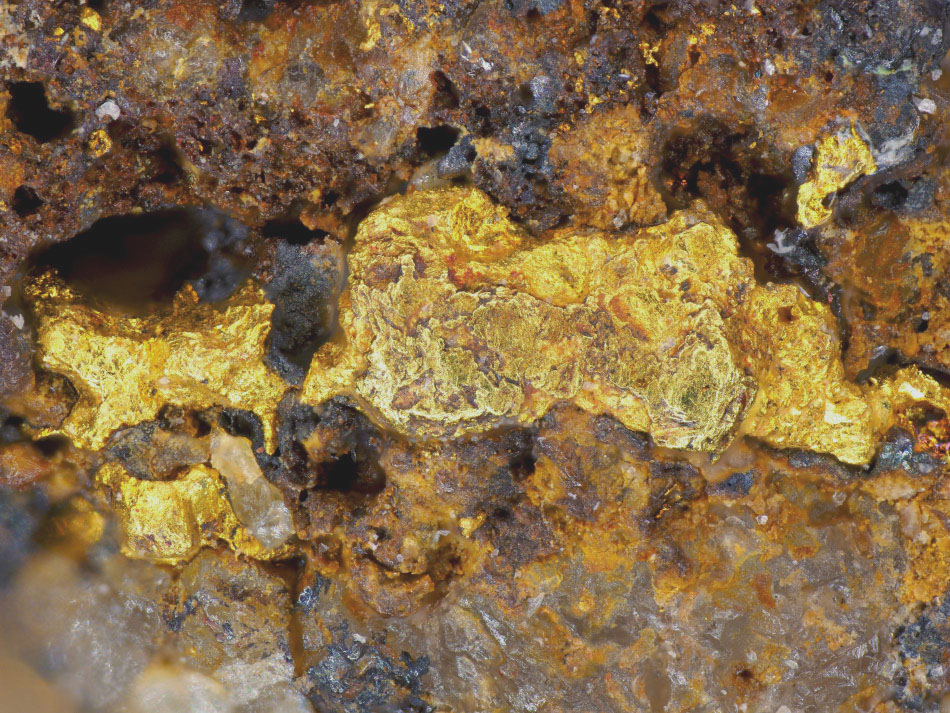 Calderónite & Native Gold