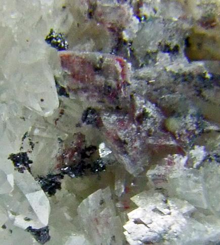 Native Mercury On Dolomite With Cinnabar Inclusions & Quartz