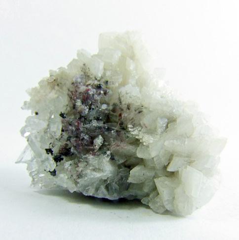 Native Mercury On Dolomite With Cinnabar Inclusions & Quartz