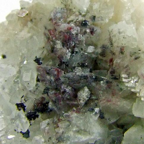 Native Mercury On Dolomite With Cinnabar Inclusions & Quartz