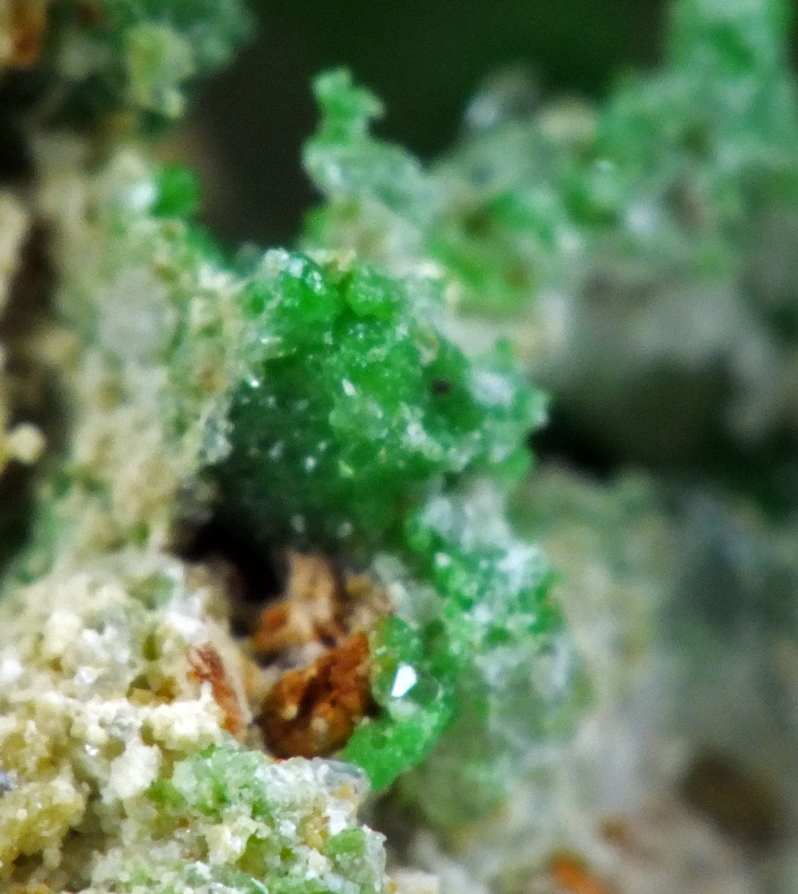 Conichalcite On Calcite