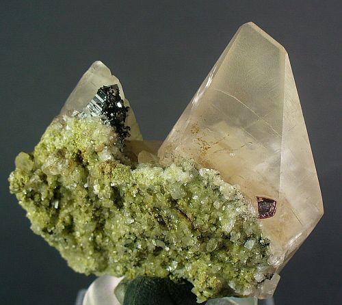 Calcite Adularia & Quartz
