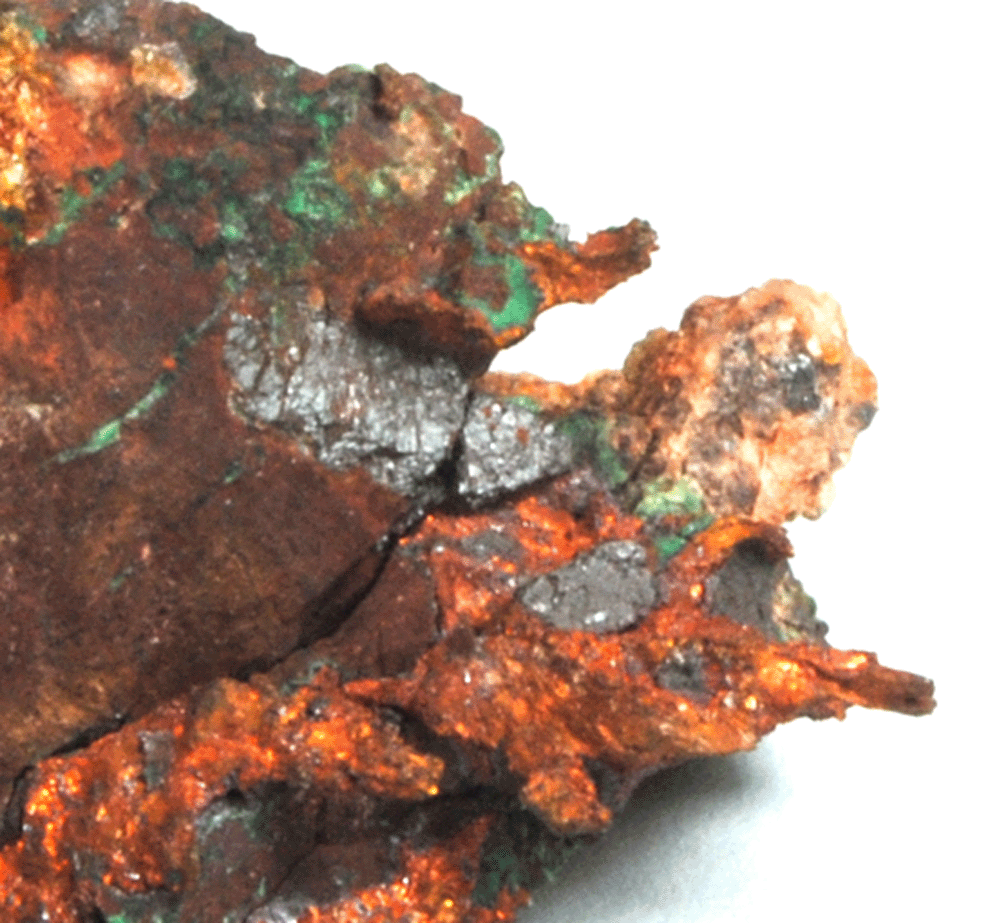 Native Copper & Malachite