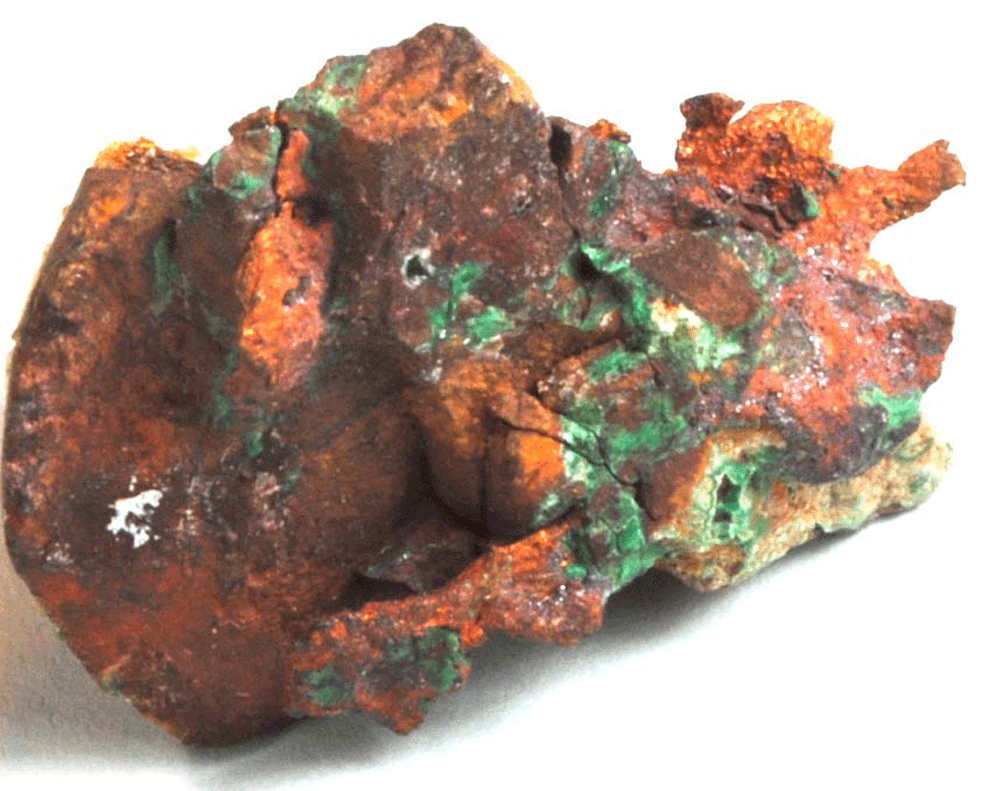 Native Copper & Malachite